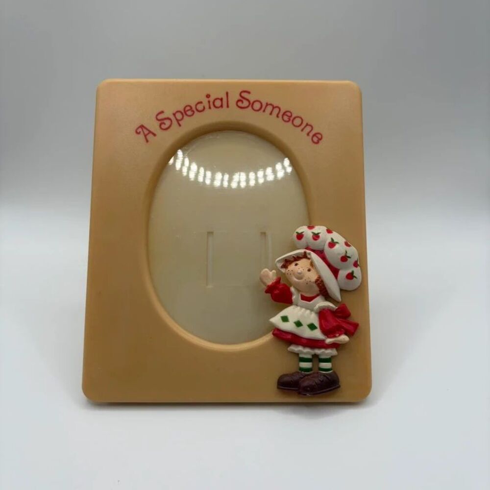 Vintage Strawberry Shortcake Picture Frame "A Special Someone" 1980s Retro Decor